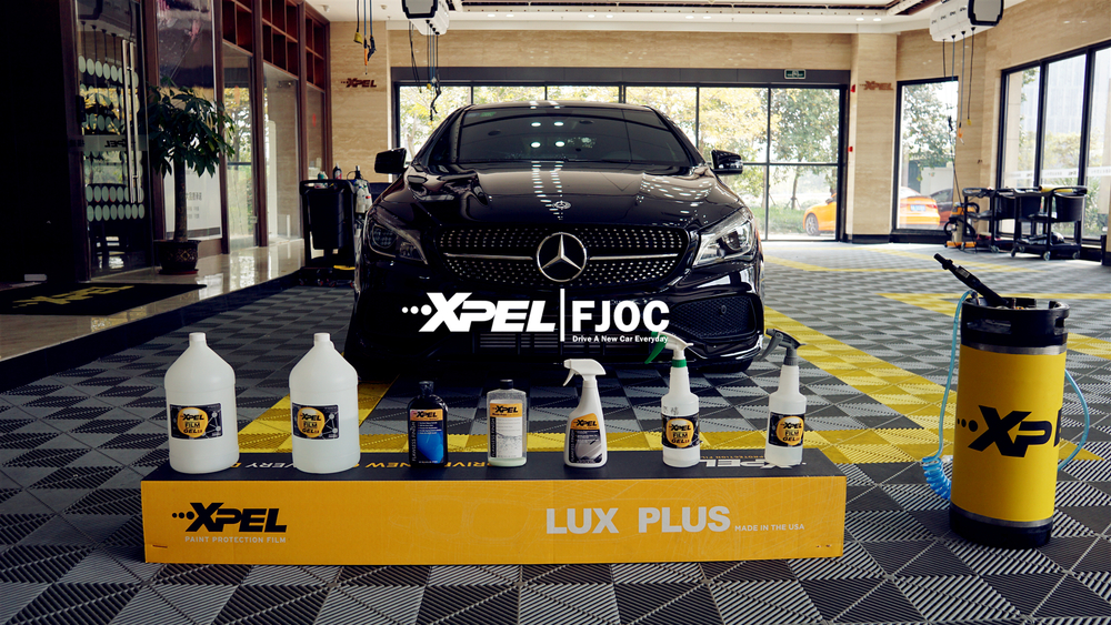 Mercedes-Benz CLA装贴XPEL-LUX PLUS隐形车衣透明膜